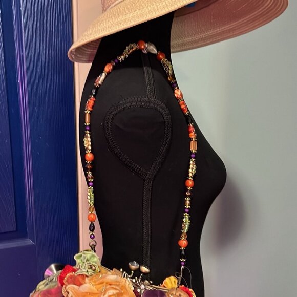 Mary Frances Firefly Luxury Floral Handbag w/ Cert of Auth, Retired Design #1467 - Picture 13 of 16